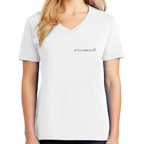 Bango is Better (Bulk Discounted 6 Min) - Ladies Core Cotton V Neck Tee Thumbnail